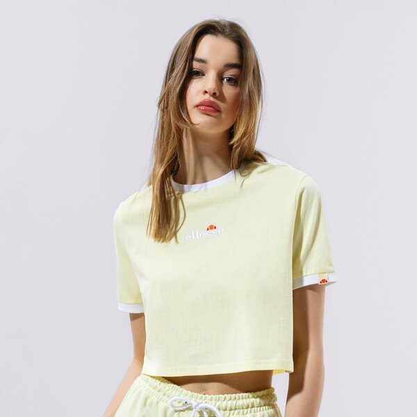 Krekli sievietēm ELLESSE T-SHIRT DERLA CROP T-SHIRT LYELLOW sgj11884603 krāsa dzeltena