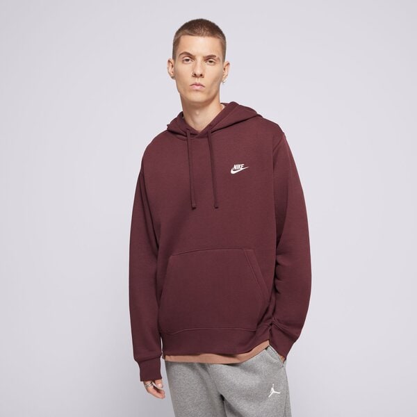 Vīriešu džemperis NIKE  DŽEMPERIS AR KAPUCI  SPORTSWEAR CLUB FLEECE bv2654-652 krāsa brūna