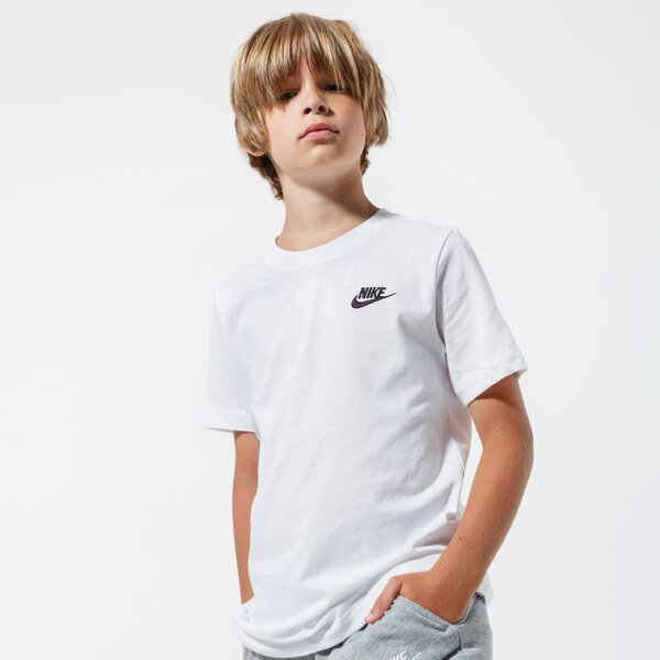 T krekli bērniem NIKE T-SHIRT SPORTSWEAR B ar5254-100 krāsa balta