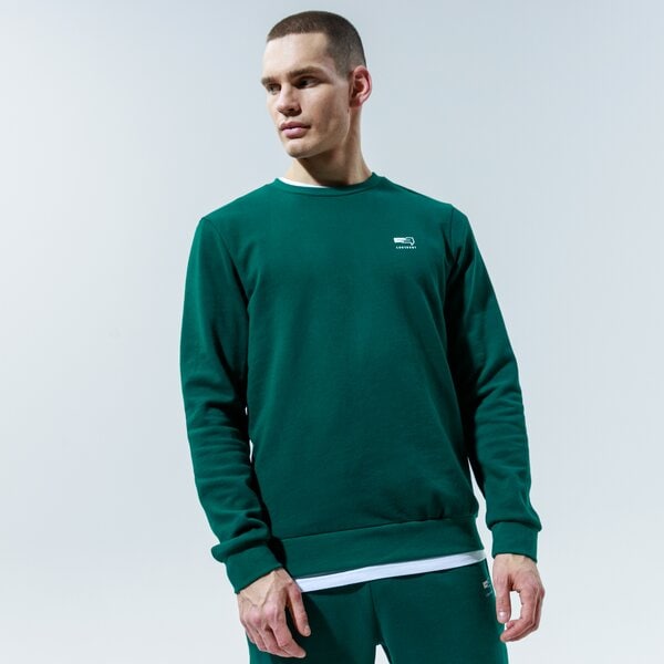 Vīriešu džemperis CONFRONT DŽEMPERIS ESSENTAL CREW cf320blm39002 krāsa zaļa