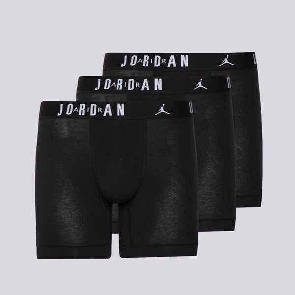 Vīriešu apakšveļa JORDAN BOKSERŠORTI FLIGHT COTTON CORE 3PK BB jm0622-023 krāsa melna