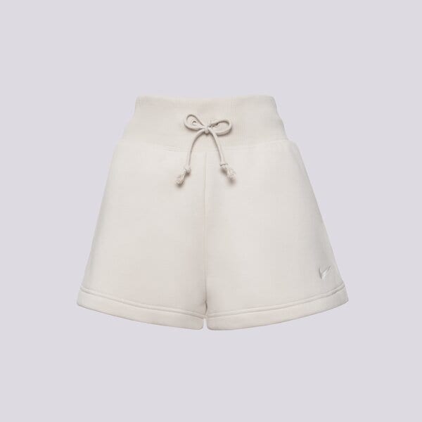 Sieviešu šorti NIKE ŠORTI W NSW PHNX FLC HR SHORT fd1409-104 krāsa krēmīga