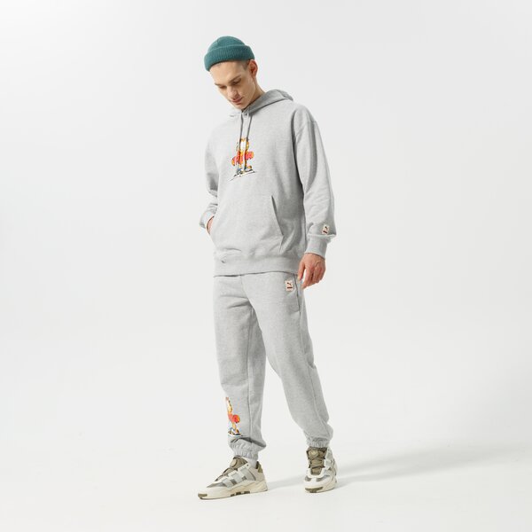 Vīriešu džemperis PUMA  DŽEMPERIS AR KAPUCI  PUMA X GARFIELD HOODIE 534435 04 krāsa pelēka