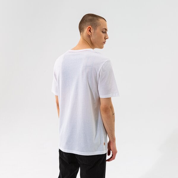 Vīriešu t krekli TIMBERLAND T-SHIRT TREE LOGO TEE WHITE tb0a5pjv1001 krāsa balta