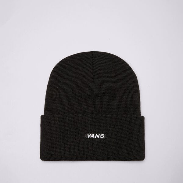 Sieviešu ziemas cepure VANS CEPURE BAGLEY TALL CUFF BEANIE vn000hstblk1 krāsa melna