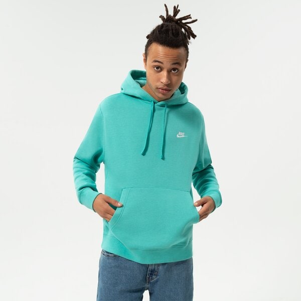 Vīriešu džemperis NIKE  DŽEMPERIS AR KAPUCI  SPORTSWEAR CLUB FLEECE bv2654-392 krāsa zila