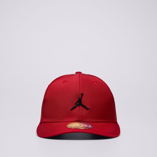 Bērnu cepures ar nagu JORDAN CEPURE JAN METAL JUMPMAN CURVE BRIM 9a0823-r78 krāsa sarkana