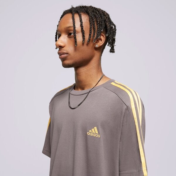 Vīriešu t krekli ADIDAS T-SHIRT SS M 3S SJ T is1334 krāsa brūna