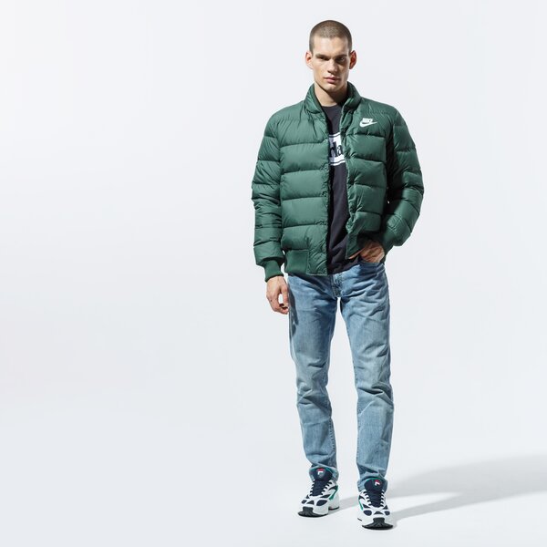 Ziemas jaka vīriešiem NIKE JAKA M NSW DWN FILL BOMBR 928819-370 krāsa zaļa