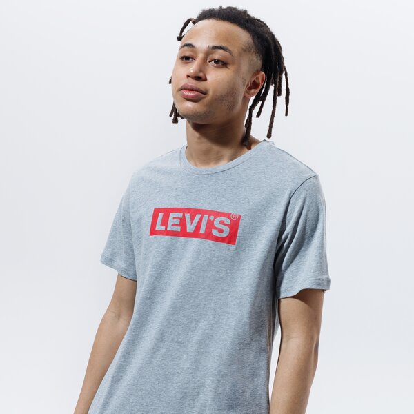 Vīriešu t krekli LEVI'S T-SHIRT BOXTAB GRAPHIC TEE 857850030 krāsa pelēka