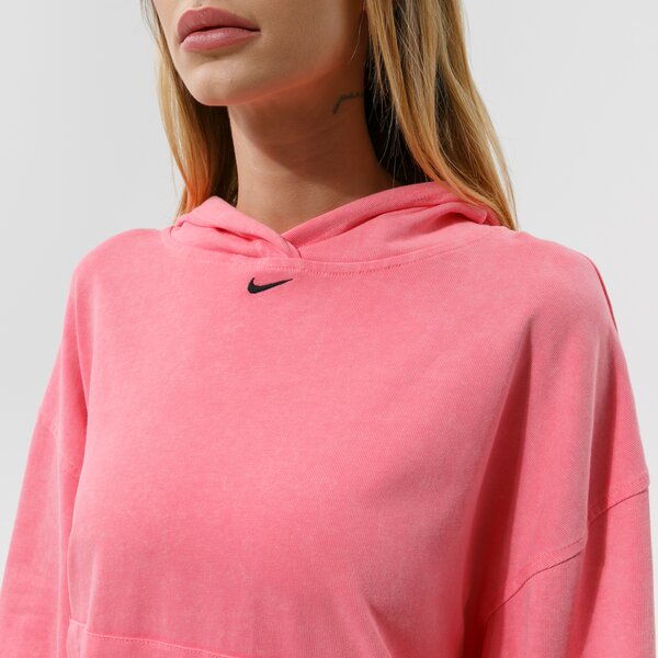 Sieviešu džemperis NIKE  DŽEMPERIS AR KAPUCI  W NSW WASH HOODIE cz9854-675 krāsa rozā