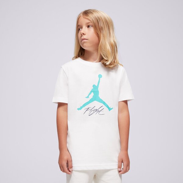 T krekli bērniem JORDAN T-SHIRT JDB BASELINE SS TEE BOY 95d385-001 krāsa balta