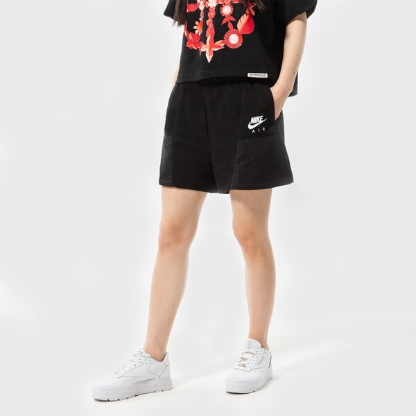 Sieviešu šorti NIKE ŠORTI W NSW AIR FLC SHORT dm6470-010 krāsa melna