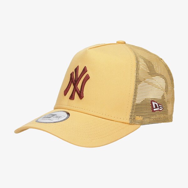 Vīriešu cepure ar nagu NEW ERA CEPURE LEAGUE ESS TRUCKER NYY YEL NEW YORK YANKEES C 60141800 krāsa dzeltena