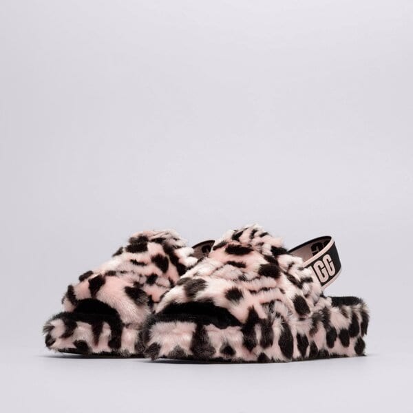 Sieviešu UGG FLUFF YEAH ANIMALI 1127073-pink scallop krāsa rozā