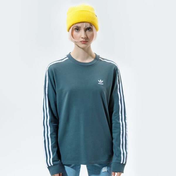 Krekli sievietēm ADIDAS T-SHIRT 3STR LONGSLEEVE gn2959 krāsa zaļa