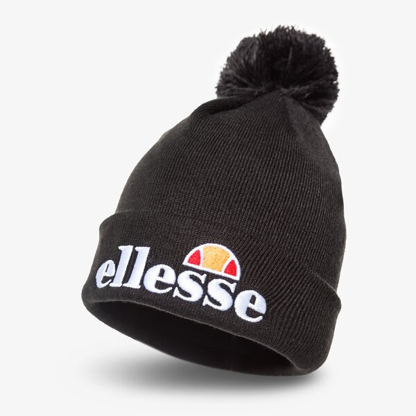 Sieviešu ziemas cepure ELLESSE CEPURE ZIEMAS VELLY POM POM BLK saay0473011 krāsa melna
