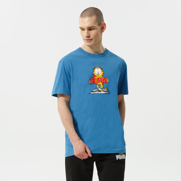 Vīriešu t krekli PUMA T-SHIRT PUMA X GARFIELD GRAPHIC TEE 534433 48 krāsa zila