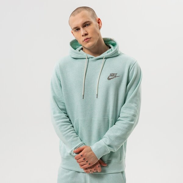 Vīriešu džemperis NIKE  DŽEMPERIS AR KAPUCI    NSW REVIVAL FLC PO HOODIE C dm5624-379 krāsa zaļa