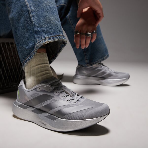 Sporta apavi vīriešiem ADIDAS ADIZERO EVO SL  jr3419 krāsa pelēka
