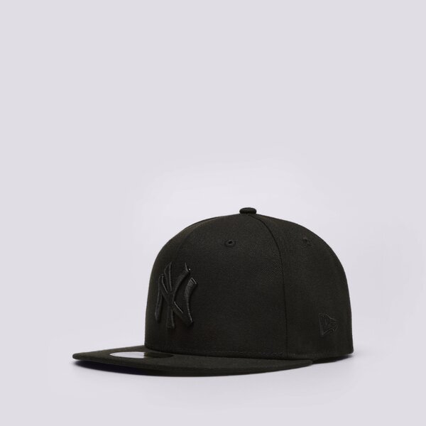 Sieviešu cepure ar nagu NEW ERA CEPURE BLACK ON BLACK NY YANKEES 10000103 krāsa melna