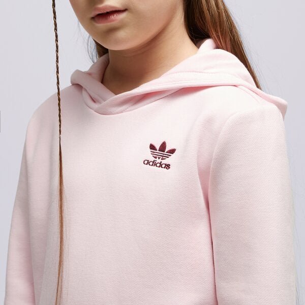 Džemperi bērniem ADIDAS  DŽEMPERIS AR KAPUCI  HOODIE GIRL ij9715 krāsa rozā