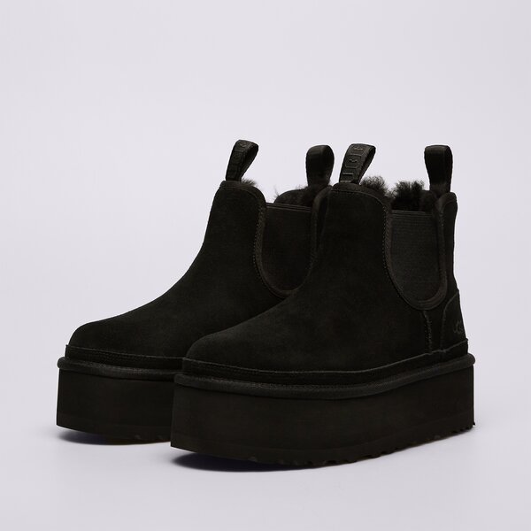 Casual sievietēm UGG NEUMEL PLATFORM CHELSEA 1134526-blk krāsa melna