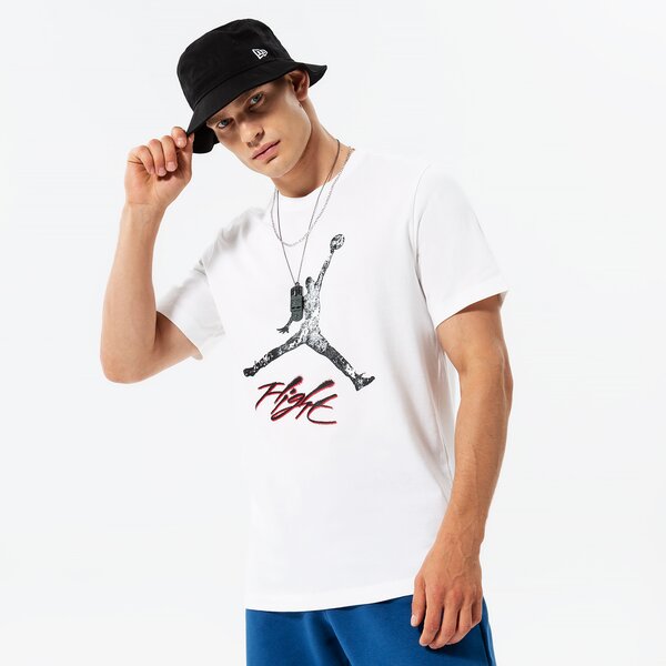 Vīriešu t krekli JORDAN T-SHIRT M J ESS JUMPMAN SS CREW dq7376-100 krāsa balta