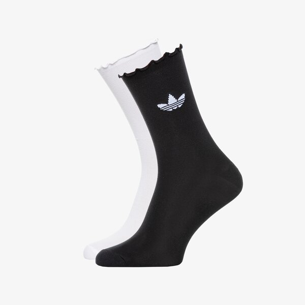 Sieviešu zeķes ADIDAS ZEĶES RUFFLE CRW 2PP hc9532 krāsa melna