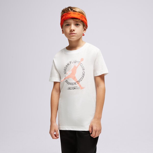 T krekli bērniem JORDAN T-SHIRT OFFICIAL MEMBER S/S TEE BOY 95c342001 krāsa balta