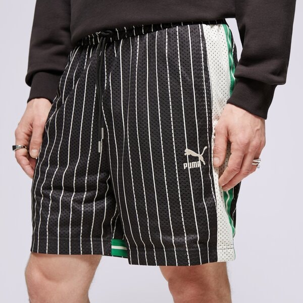 Vīriešu šorti PUMA ŠORTI T7 FOR THE FANBASE MESH SHORTS 62439401 krāsa melna