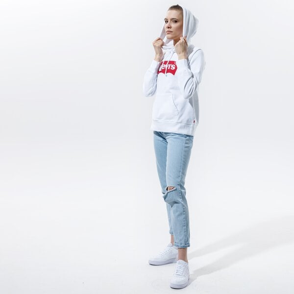 Sieviešu džemperis LEVI'S  DŽEMPERIS AR KAPUCI  GRAPHIC SPORT HOODIE 35946-0010 krāsa balta