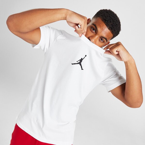 Vīriešu t krekli JORDAN T-SHIRT CENTRAL LOGO T-SHIRT cw5190-102 krāsa balta