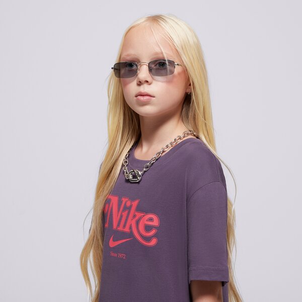 T krekli bērniem NIKE T-SHIRT G NSW TREND BF TEE GIRL hm0528-573 krāsa tumši zila