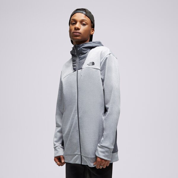 Vīriešu džemperis THE NORTH FACE  DŽEMPERIS AR KAPUCI  MITT FZ HD LG nf0a7zhldyx1 krāsa pelēka