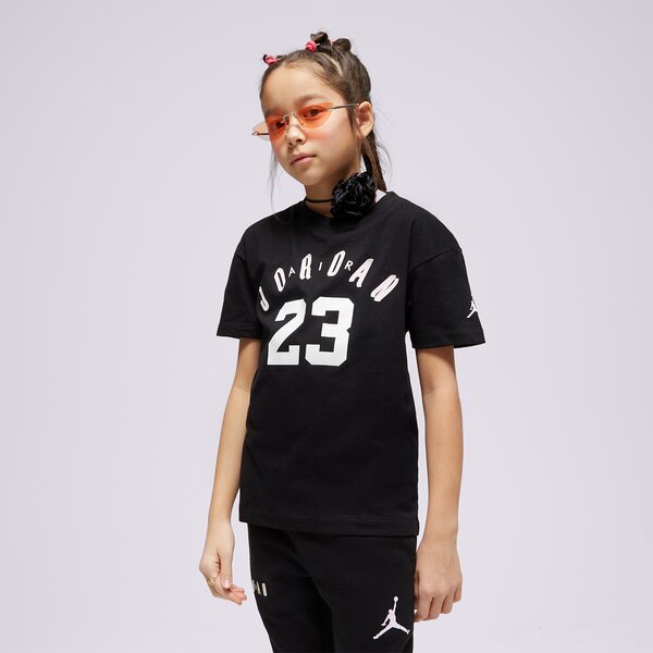 T krekli bērniem JORDAN T-SHIRT 23 SOFT TOUCH SS GIRL 45c826-023 krāsa melna