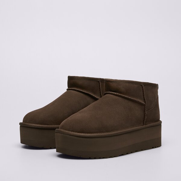 Casual sievietēm UGG CLASSIC ULTRA MINI PLATFORM 1135092-bcdr krāsa brūna