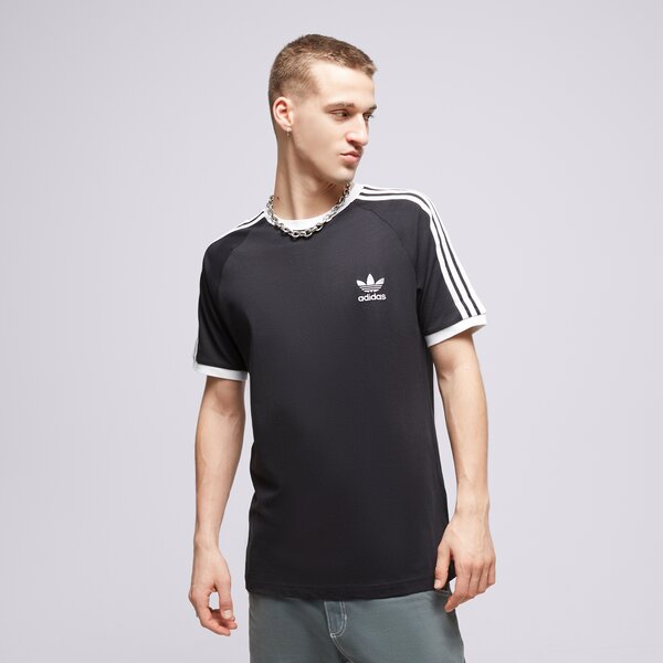 Vīriešu t krekli ADIDAS T-SHIRT 3-STRIPES TEE ia4845 krāsa melna