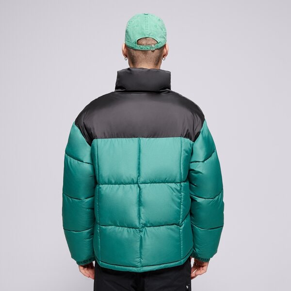 Ziemas jaka vīriešiem ELLESSE JAKA DŪNU ARGENT PADDED BLK/GREEN PADDED JACKET shx20980022 krāsa melna