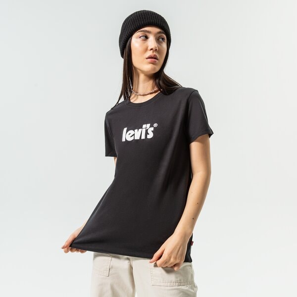 Krekli sievietēm LEVI'S T-KREKLS GRAPHIC TEES 17369-1756 krāsa melna