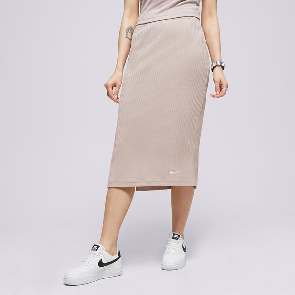 Sieviešu NIKE SVARCINI W NSW RIB JRSY SKIRT dv7956-272 krāsa bēša