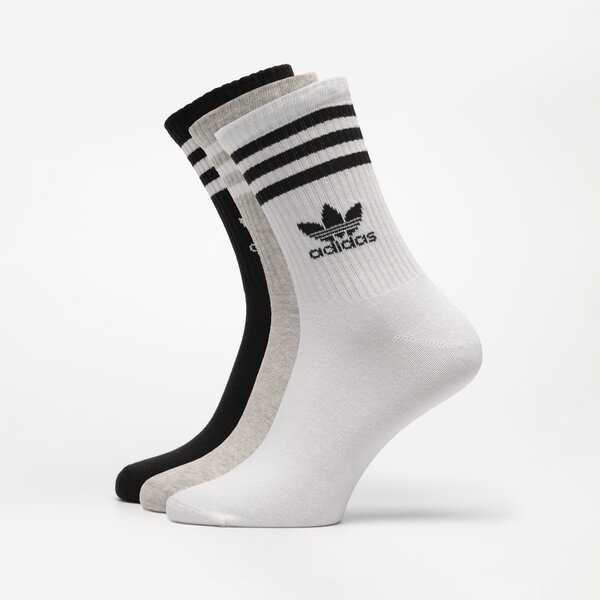 Sieviešu zeķes ADIDAS ZEĶES 3-PACK SOCKS CREW il5023 krāsa daudzkrāsaina