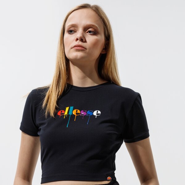 Krekli sievietēm ELLESSE T-SHIRT ROMANCIA CROP T-SHIRT BLK sgi11087011 krāsa melna