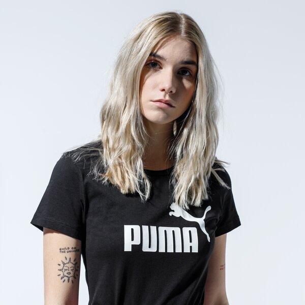 Krekli sievietēm PUMA T-KREKLS CORE T-KREKLS 85178701 krāsa melna