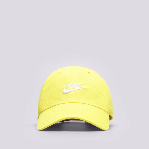 Sieviešu cepure ar nagu NIKE CEPURE HERITAGE86 FUTURA WASHED 913011-732 krāsa dzeltena