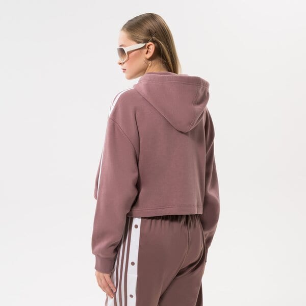 Sieviešu džemperis ADIDAS  DŽEMPERIS AR KAPUCI  SHORT HOODIE hn5885 krāsa rozā