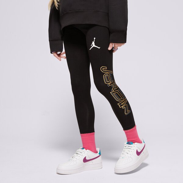 Bērnu bikses JORDAN LEGGINGS TAKE FLIGHT LEGGING 45c803-023 krāsa melna