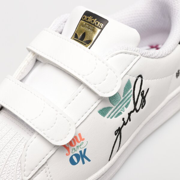 Sporta apavi bērniem ADIDAS SUPERSTAR PU.CF I h00779 krāsa balta