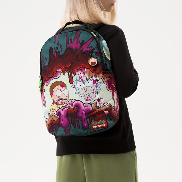 Bērnu mugursoma SPRAYGROUND MUGURSOMA RICK   AND MORTY SHARKMOUTH WOUND 910b4086nsz krāsa daudzkrāsaina
