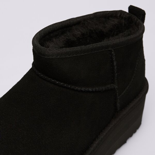 Casual sievietēm UGG CLASSIC ULTRA MINI PLATFORM 1135092-blk krāsa melna